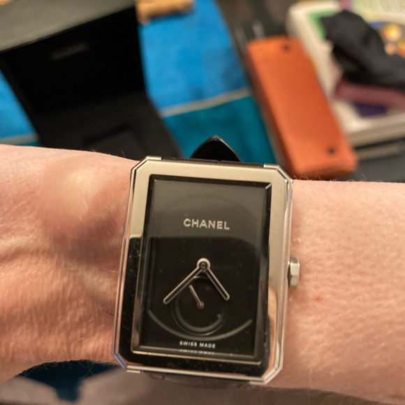 Chanel Boy-Friend black Guilloche Dial watch - Picture 4 of 6